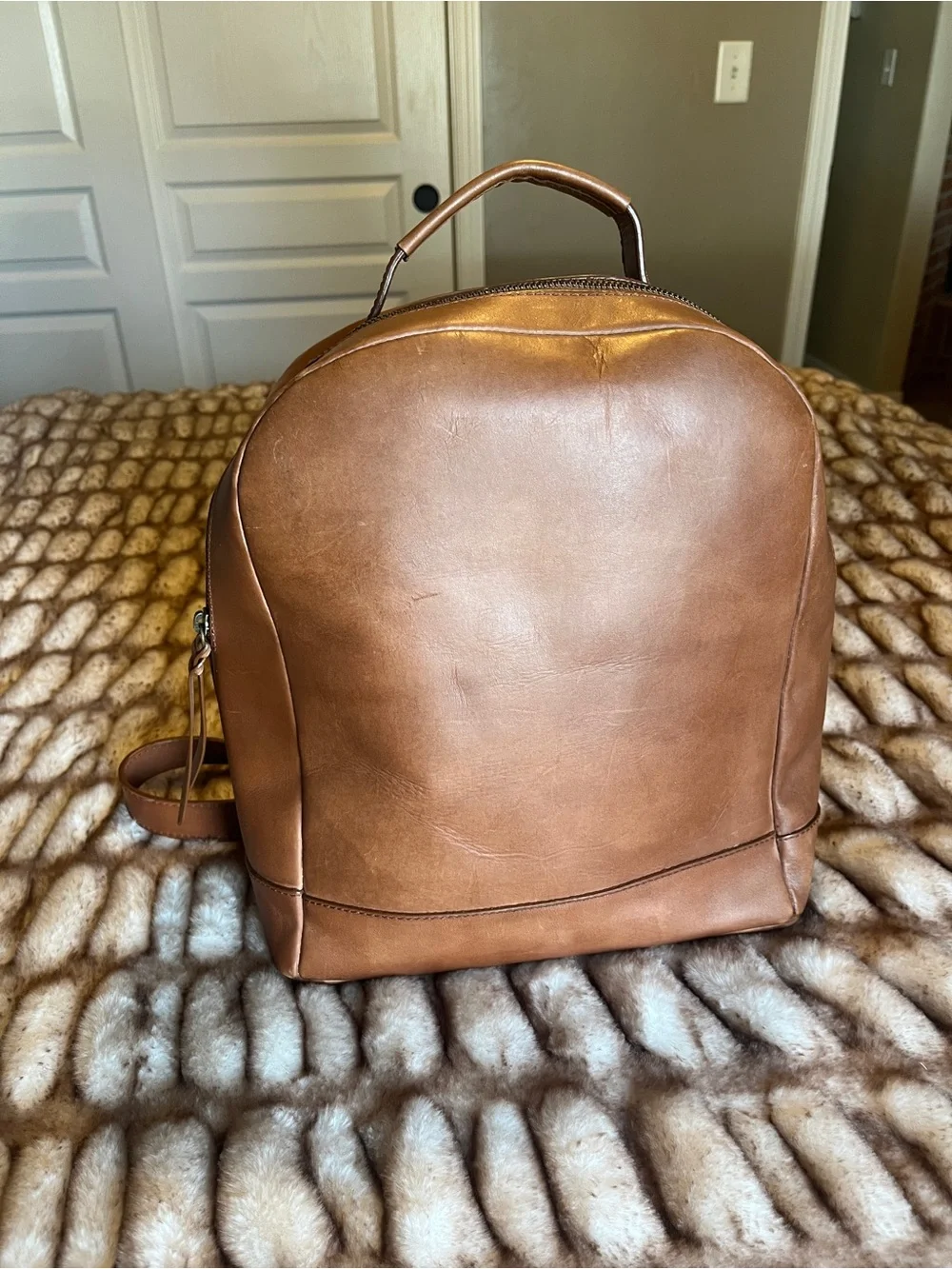 Able Alem Mini Backpack — whiskey